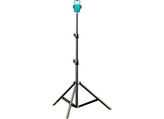 RTAKO ZJ-ZB03 Matte Finish Carbon Steel 2.1 m adjust height Tripod 360° rotation - Black